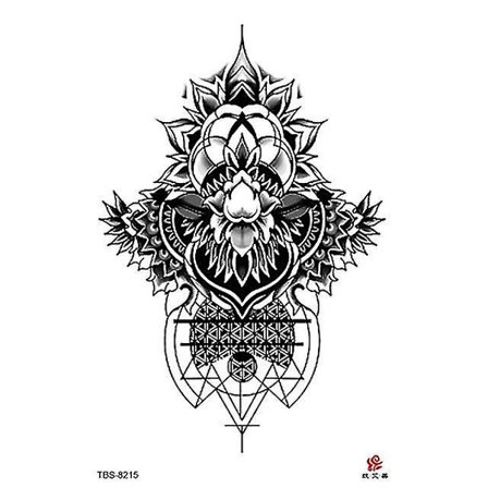 Sexy Female Waterproof Tattoo Stickers Diy Body Art Stickers Sketch East China 3d Tattoo Stickers Temporary Tattoos Christmas Halloween