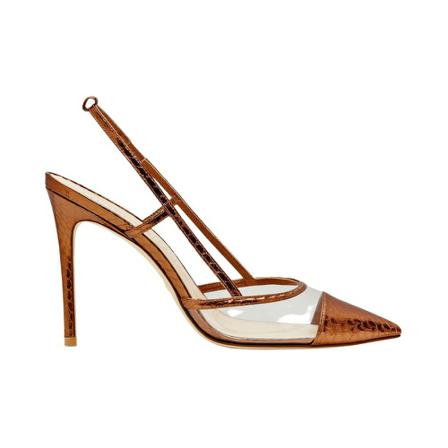 Stuart Weitzman, Mondrian 100 Pumps Brązowy, Kobieta, Rozmiar: 39 1/2 EU