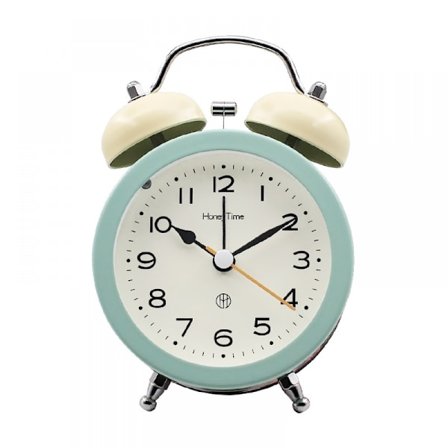 Student Alarm Clock, Stitching color Alarm Clock , Student Home Decoration Desktop Clock(Green)