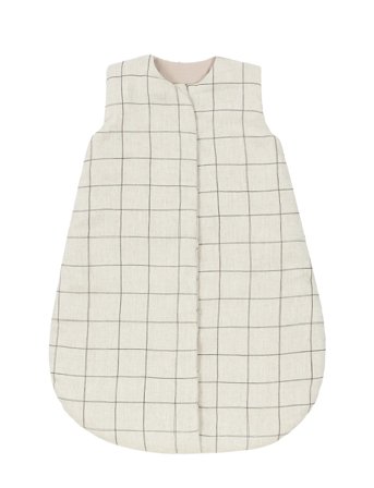 NOBODINOZ Mid-Season Baby Sleeping Bag L1N0 In French Linen 0-6 Months - Beige - 0-6M