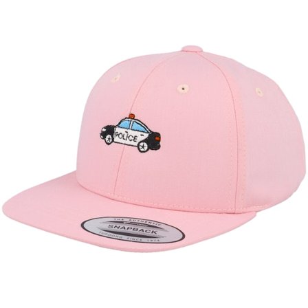 Kiddo Cap - Rosa snapback Caps - Kids Police Car Pink Snapback @ Hatstore