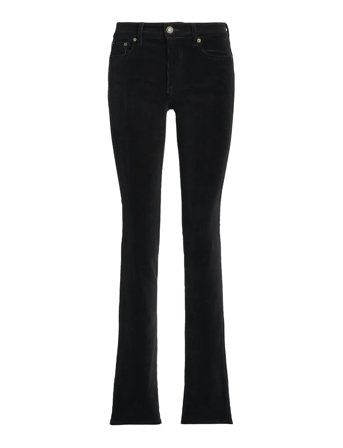 Stretch Corduroy Mid-Rise Straight Pant Black Lauren Ralph Lauren