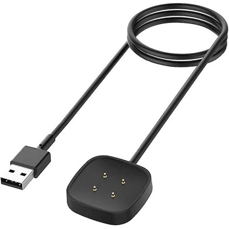 IC Laddare för Fitbit Sense och Versa 3, Ersättningsladdningskabel Magnetisk Dockhållare för Fitbit Versa 3 / Sense Smartwatch