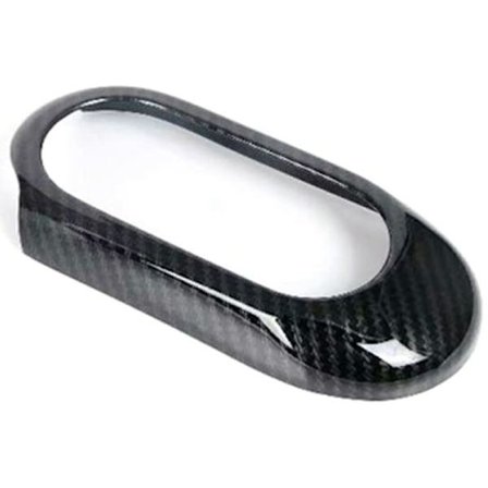 Dekorpanel för bilkontrollkonsol, inredningspanel i fiber (utan knapp)