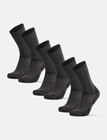 Hiking Classic Socks 3-Pack Grey Danish Endurance