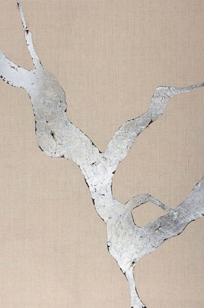 Malerifabrikken - Design Maalaus / Wild Horizon Silver / 90x120 Cm - Hopea - Taulut - 90X120 - - Homeroom