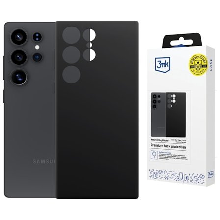 3MK Mobilskal till Galaxy S23 Ultra MagSafe Hardy Silikon - Svart