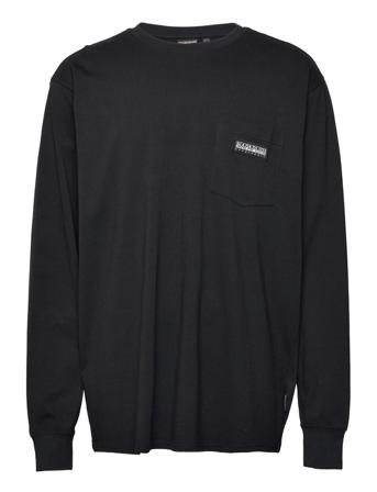 S-Morgex Ls T-shirts Long-sleeved Svart Napapijri