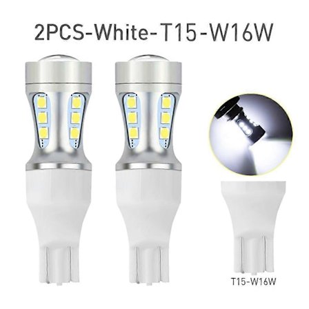 2x P21W BA15S LED Canbus 1156 BAY15D 1157 P21/5W LED-polttimot T15 R5W autovalot 6500K Valkoinen Jarru autovalot Peruutusvalo DRL T20 7443
