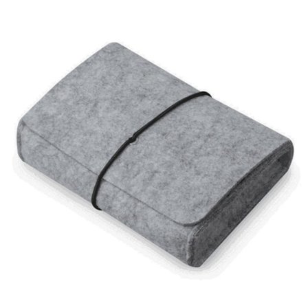 Filtveske Strømadapterveske Pose for Lader / Mus for Etui Myk Oppbevaring for