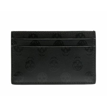 Alexander McQueen Pung Sort, Herre Punge og Kortholder, Størrelse: ONE Size