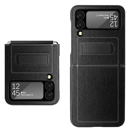 Ultratunt Lädertelefonfodral Kompatibelt Med Samsung Galaxy Z Flip 3 5g
