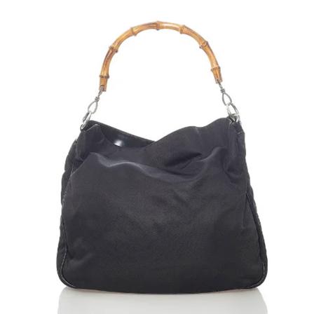 Gucci Vintage, Pre-owned Nylon gucci-bags Zwart, Dames, Maat:ONE Size