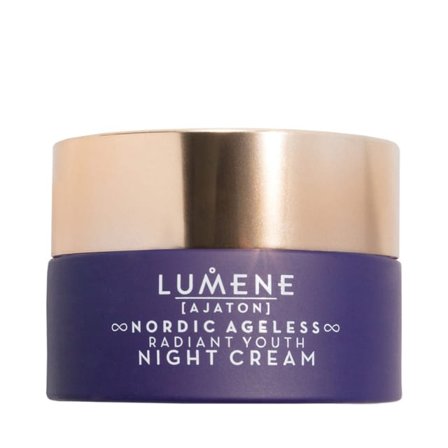 Lumene Ajaton NORDIC AGELESS Radiant Youth Night Cream Nattcreme Dam 50 ML