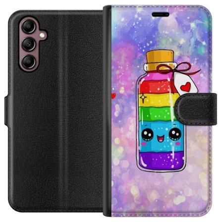 Kompatibel Tegnebogsetui til Samsung Samsung Galaxy A14 5G Unicorn Drops