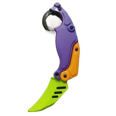 Gravity Porkkana Toy Butterfly Claw GREEN&PURPLE