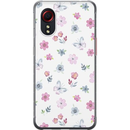 Mobilskal till Samsung Galaxy Xcover 5 med Blommor och fjärillar