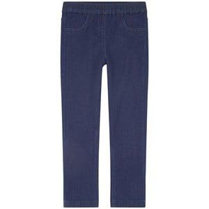 Kids - Petit Bateau Slim fit fleece jeans - Bottoms - 3 years - Blue - Mädchen