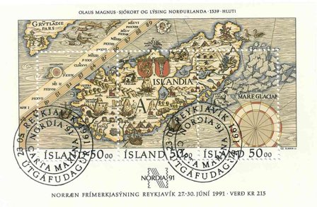 Island 1991 - AFA 739 - Miniark - Stemplet