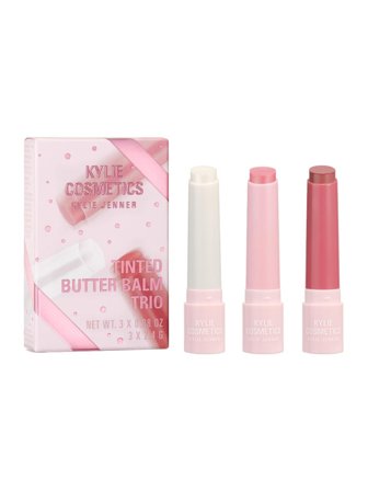Kylie Cosmetics Make-Up Set Tinted Butter Balm Set cont.: Snow Kisses 2.4 g + Icy Rose 2.4 g + Toasted Pink 2.4 g (GH 1650990) 1.0items