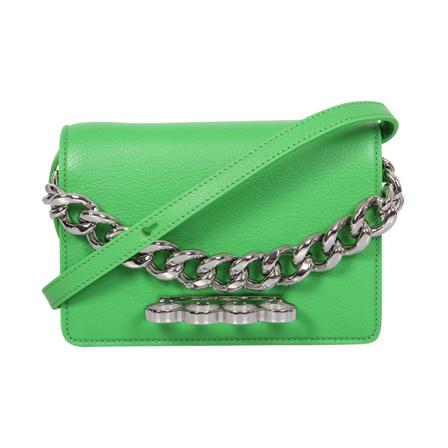 Alexander McQueen Cross Body Bags Grøn, Dame Skuldertasker, Størrelse: ONE Size