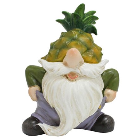 Frugt Nisser Figur Durian Nisser Ornamenter Harpiks Ananas Nisser Statuer til Soveværelse Hylde Gårddekorationer