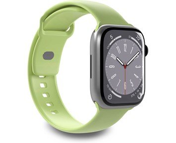 Puro-Silicone watchband for Apple Watch 42–44–45-49 mm, li. green-Grønn Apple Watch-silikonrem 42-49 mm-Personal training-Tilbehør Apple Watch