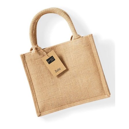 Westford Mill Jute Mini Presentpåse One Size Naturlig