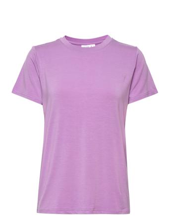 Adeliasz Regular T-Shirt T-shirts & Tops Short-sleeved Lilla Saint Tropez