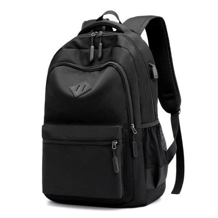 Black Waterproof Backpack for School - Boys, Girls, Kids[JUN]