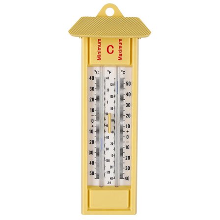 Max Min Termometer Indendørs Udendørs Have Drivhus Vægmonteret Temperaturmonitor Hus Kontor Værelse