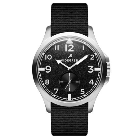 Luxor | Vintage-style Silver-tone Stainless Steel Field Watch for Men - Wrist watches