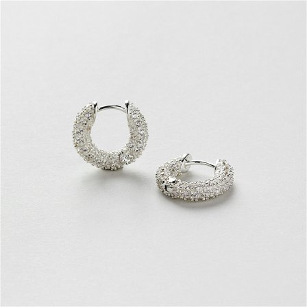 Sessan Hoops - Örhängen - Sterling Silver - Safira