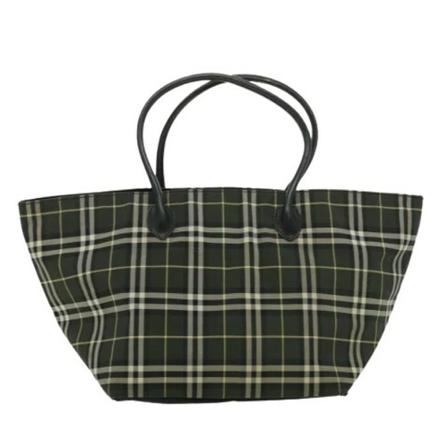 Burberry Vintage Pre-owned Canvas totes Grøn, Dame Vintage Tasker, Størrelse: ONE Size