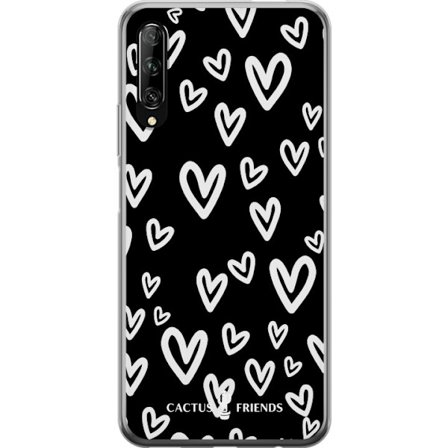 Yhteensopiva Puhelinkuori Huawei Huawei P smart Pro 2019 Cactus and Friends - Handdrawn Love Chaos