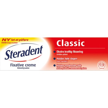 Steradent Creme Fixativ Ultra 40 g, Medicin & Pleje, Mund & Tandpleje, Tandproteseprodukter