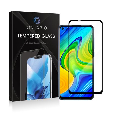 Ontario skjermbeskytter Xiaomi Redmi Note 9 - Svart, herdet glass