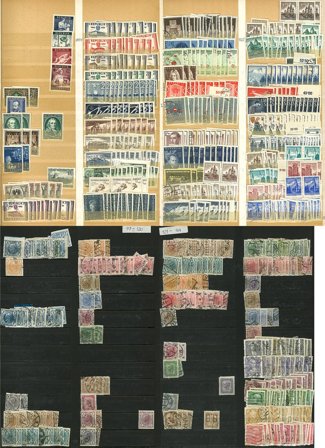 Østrig - Dubletsamling i 4 indstiksbøger