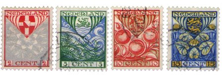 Holland 1926 - NVPH 199-202 - Stemplet