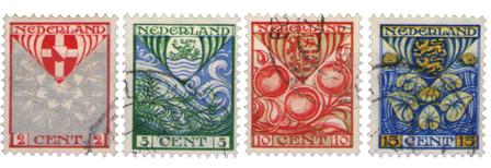 Holland 1926 - NVPH 199-202 - Stemplet