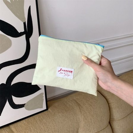 Kosmetisk väska Canvas myntväska GUL TYP B TYP B