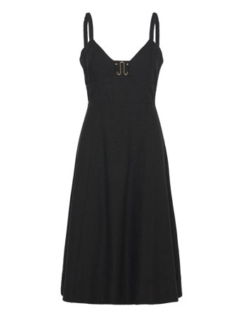 French Connection Ariette Strappy Midi Dress - Black - 36