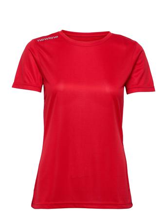 Women Core Functional T-Shirt S/S T-shirt Top Rød Newline