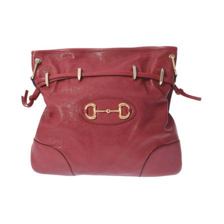 Gucci Vintage, Pre-owned Horsebit Rood, Dames, Maat:ONE Size,leer