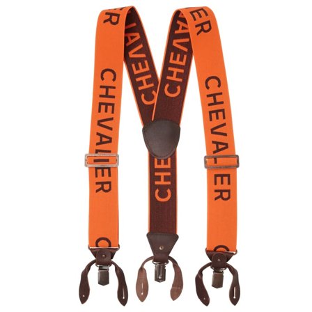 Chevalier Chevalier Logo Suspenders Unisex accessories Orange OneSize