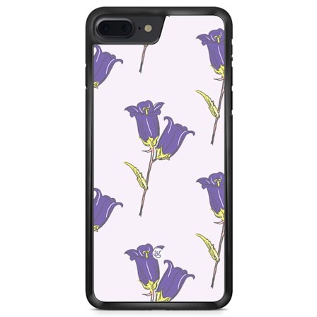 Bjornberry Skal iPhone 8 Plus - Vilda Lila Blommor