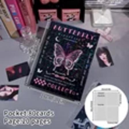 A5-kort Binder Ins Photo Album 3 Tommer Kpop Photocard Holder Idol Billeder Opbevaring Fald Postkort Album Skolepapir C7