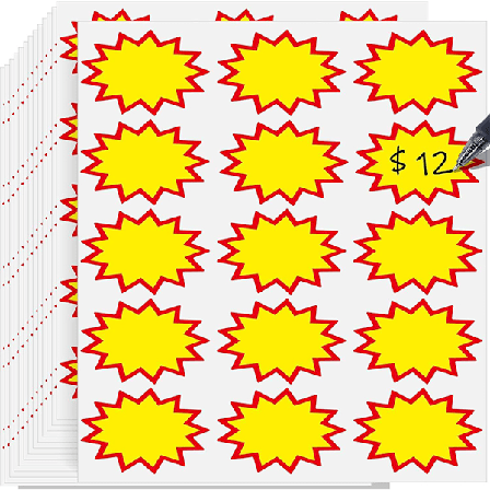 Explosionsetiketter - (20 ark/förpackning) 1