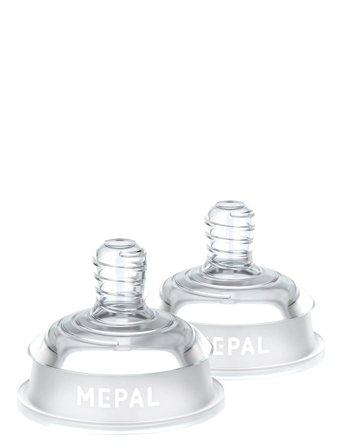 Mepal Flaskesutter Medium Mio 2 Stk. - Nude - 6.5X6.5X9.5CM