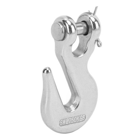 /EA/Marine Boat Slip Lift Hook 1/4in 1000lbs Bæreevne 316 Rustfrit stål
